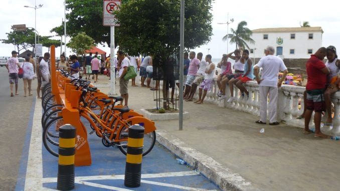 Salvador vai de Bike é um projeto patrocinado pelo Itaú, projeto que veio para ficar e tem muitos adeptos na cidade.