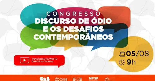 Congresso Virtual “Discurso de Ódio e os Desafios Contemporâneos”